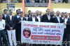 Mangaluru : Bar Association stages protest ; seeks CBI probe into DySP Ganapathi case